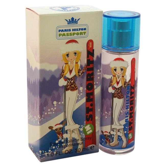 PASSPORT ST. MORITZ BY PARIS HILTON FOR WOMEN -  Eau De Toilette SPRAY