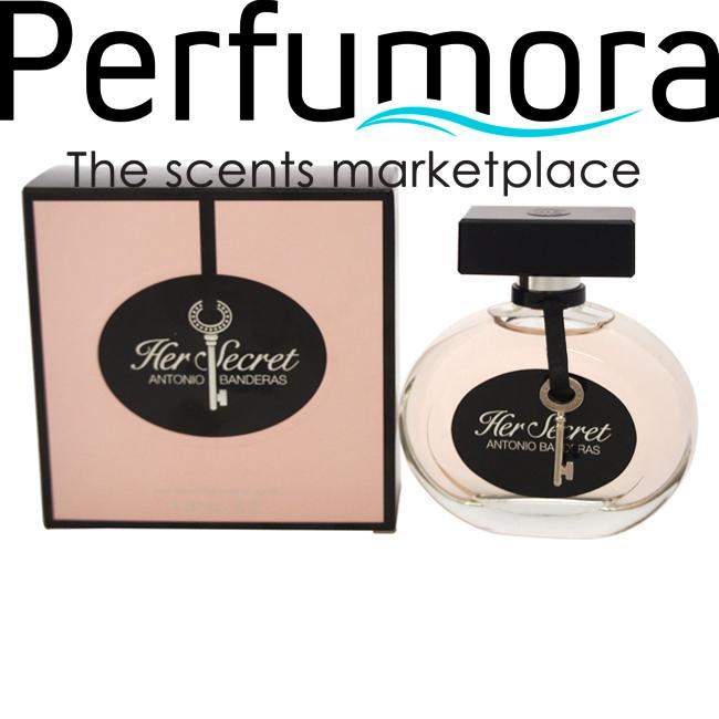 HER SECRET BY ANTONIO BANDERAS FOR WOMEN -  Eau De Toilette SPRAY