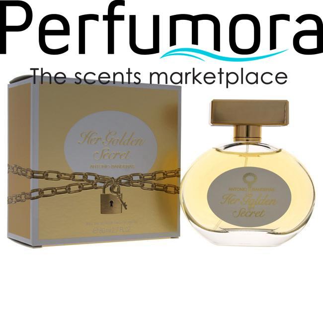 HER GOLDEN SECRET BY ANTONIO BANDERAS FOR WOMEN -  Eau De Toilette SPRAY