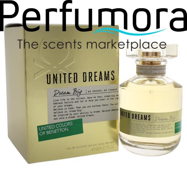 UNITED DREAMS DREAM BIG BY UNITED COLORS OF BENETTON FOR WOMEN -  Eau De Toilette SPRAY