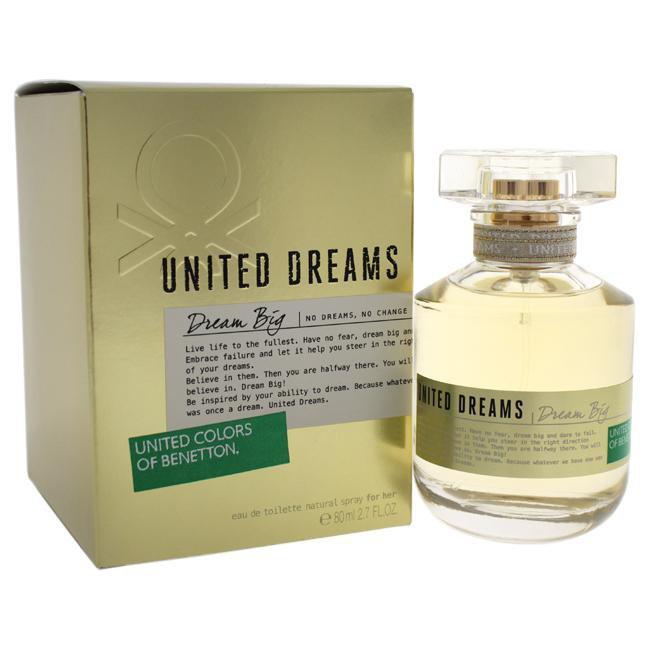 UNITED DREAMS DREAM BIG BY UNITED COLORS OF BENETTON FOR WOMEN -  Eau De Toilette SPRAY