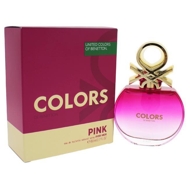 COLORS PINK BY UNITED COLORS OF BENETTON FOR WOMEN -  Eau De Toilette SPRAY