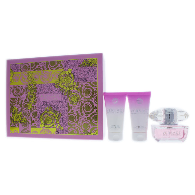 Versace Bright Crystal by Versace for Women - 3 Pc Gift Set 