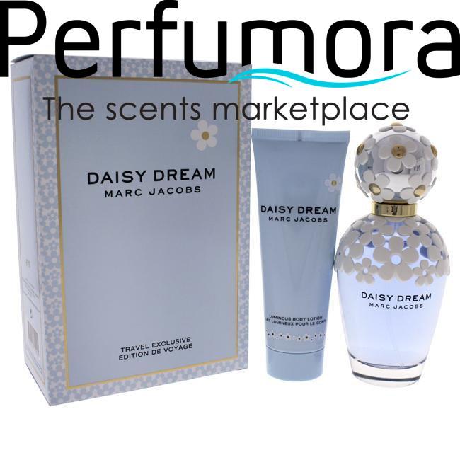 Daisy Dream by Marc Jacobs for Women - 2 Pc Gift Set 3.4oz Eau de Toilette - EDT/S, 2.5oz Luminous Body Lotion