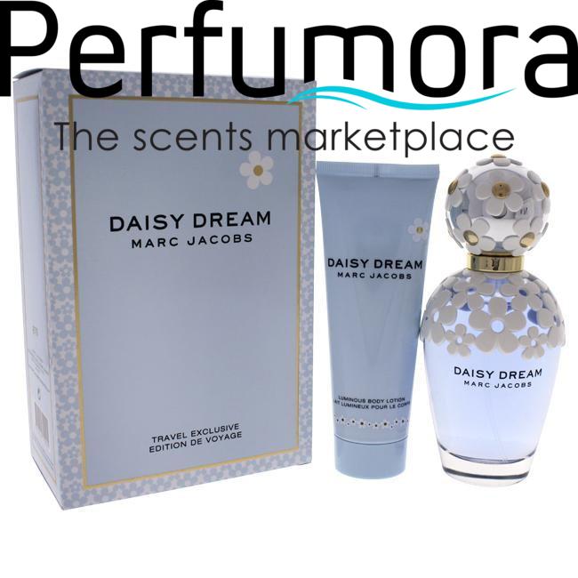 Daisy Dream by Marc Jacobs for Women - 2 Pc Gift Set 3.4oz Eau de Toilette - EDT/S, 2.5oz Luminous Body Lotion