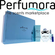 2017S Walk On Air by Kate Spade for Women - 4 Pc Gift Set 3.4oz EDP Spray, 0.34oz EDP Rollerball, 3.4oz Body Cream, 0.16oz Walk On Air Sunset EDP Rollerball