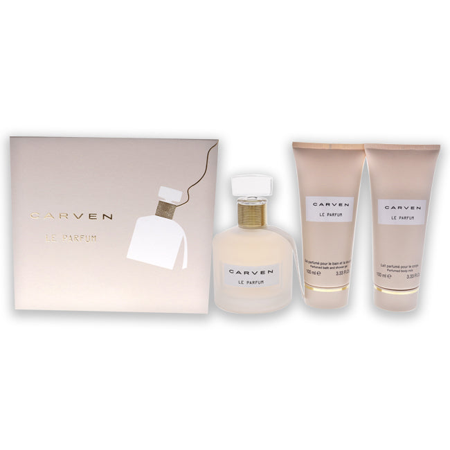 Le Parfum by Carven for Women - 3 Pc Gift Set