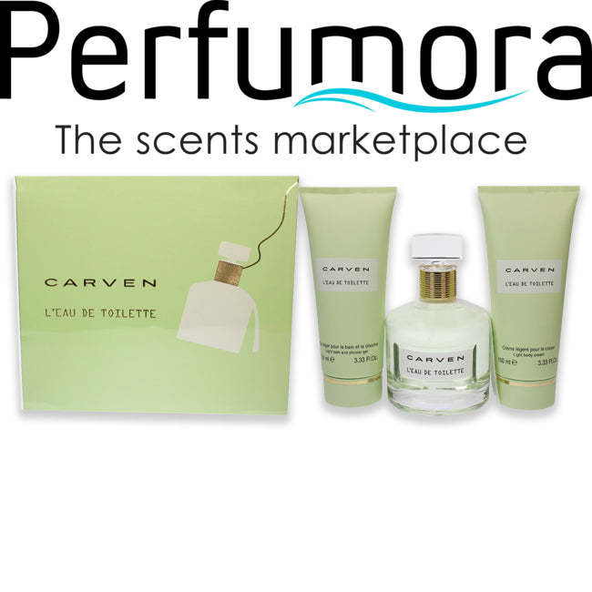 LEau De Toilette by Carven for Women - 3 Pc Gift Set