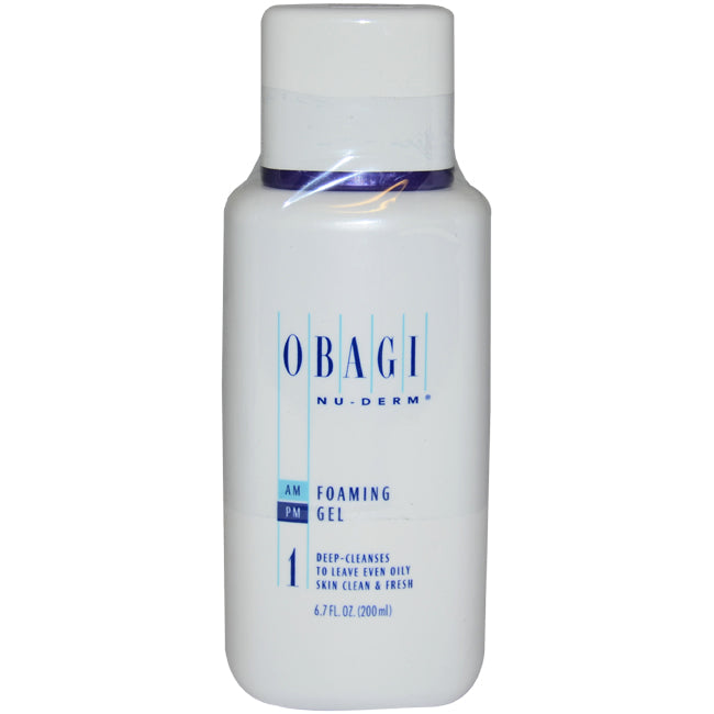 Obagi Nu-Derm #1 AM/PM Foaming Cleansing Gel by Obagi for Women - 6.7 oz Gel