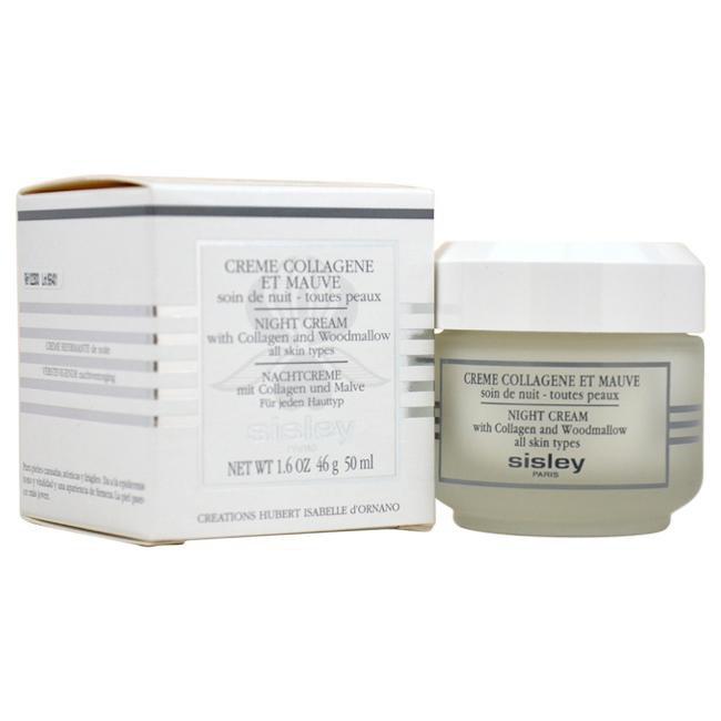 Night Cream with Collagen & Woodmallow by Sisley for Women - 1.6 oz Cream