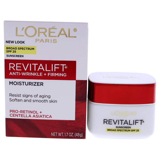 Revitalift Anti-Wrinkle Firming Day Cream SPF 25 by LOreal Professional for Unisex - 1.7 oz Moisturizer