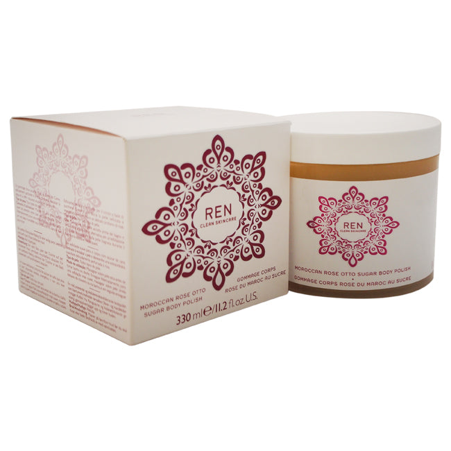 Moroccan Rose Otto Sugar Body Polish by REN for Women - 11.2 oz Body Polish