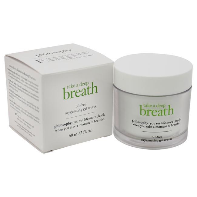 Take a Deep Breath Oil-Free Oxygenating Gel Cream by Philosophy for Women - 2 oz Gel Cream