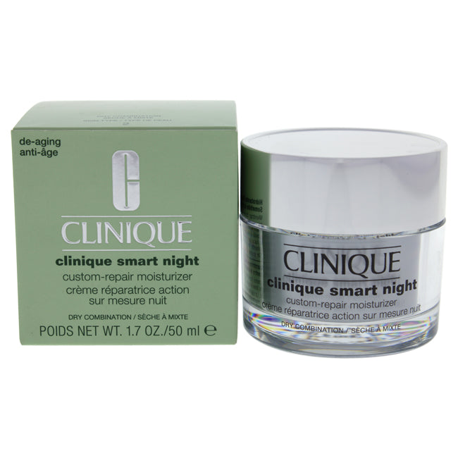 Clinique Smart Night Custom-Repair Moisturizer - Dry Combination by Clinique for Women - 1.7 oz Moisturizer