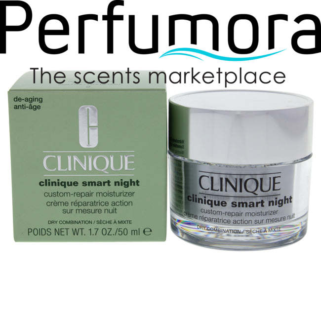 Clinique Smart Night Custom-Repair Moisturizer - Dry Combination by Clinique for Women - 1.7 oz Moisturizer