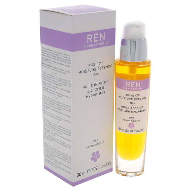 Rose O12 Moisture Defence Oil by REN for Women - 1.02 oz Oil