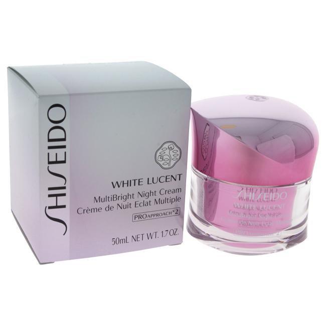 White Lucent MultiBright Night Cream by Shiseido for Women - 1.7 oz Cream