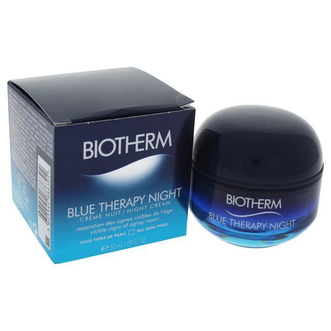 Blue Therapy Night Cream by Biotherm for Women - 1.69 oz Cream