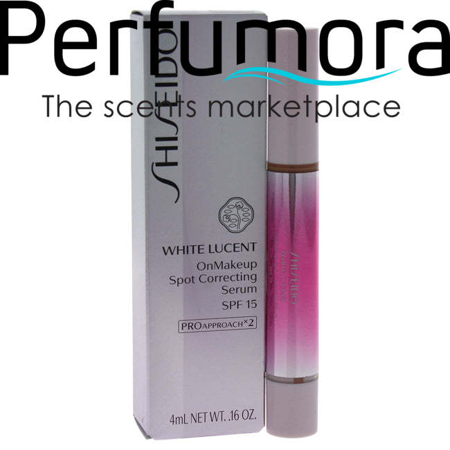 White Lucent OnMakeup Spot Correcting Serum SPF 15 - Natural by Shiseido for Women - 0.16 oz Serum