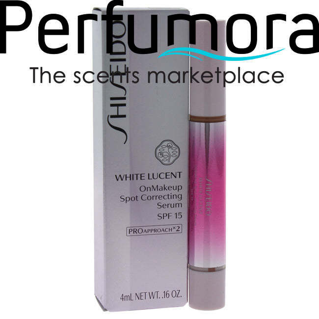 White Lucent OnMakeup Spot Correcting Serum SPF 15 - Natural by Shiseido for Women - 0.16 oz Serum