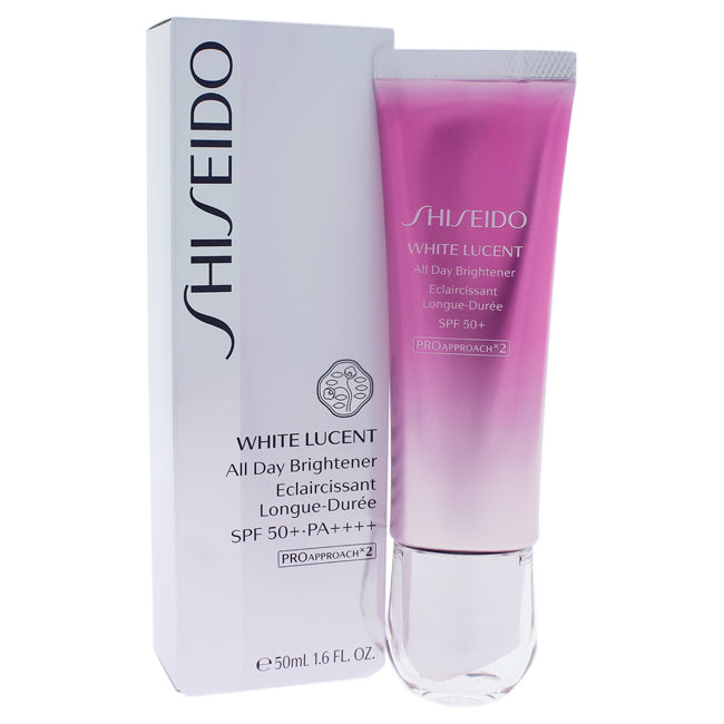 White Lucent All Day Brightener by Shiseido for Women - 1.6 oz Cream