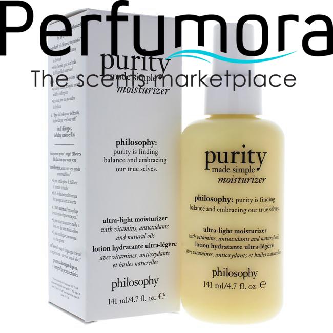 Purity Made Simple Ultra Light Moisturizer by Philosophy for Women - 4.7 oz Moisturizer