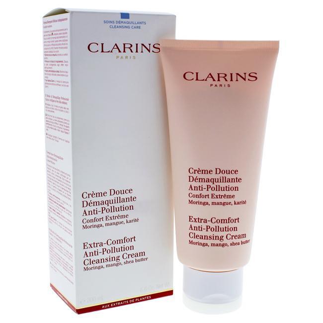 Extra-Comfort Anti-Pollution Cleansing Cream by Clarins for Women - 6.6oz Cleanser