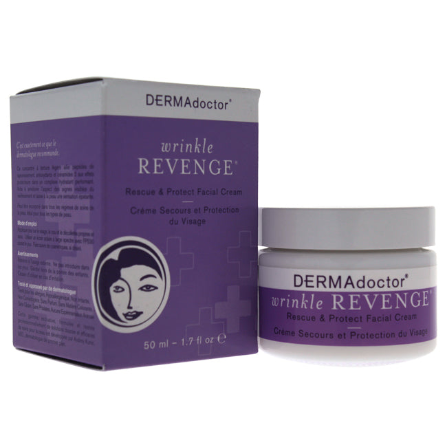 Wrinkle Revenge Rescue  Protect Facial Cream by DERMAdoctor for Women - 1.7 oz Cream