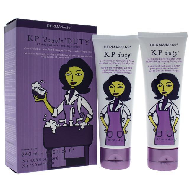 KP Double Duty Dermatologist AHA Moisturizing Therapy by DERMAdoctor for Women - 2 x 8.12 oz Moisturizer