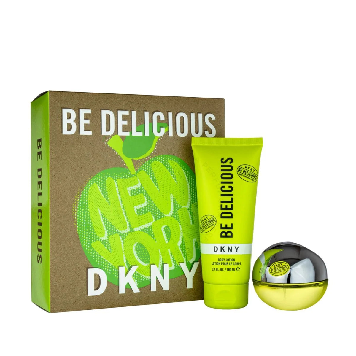 DKNY Be Delicious EDP 100ml + B Lotion 100ml Gift Set