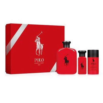 Ralph Lauren Polo Red EDP Spray For Men-Gift set 2Pc (125ml EDT + Duffle Bag)