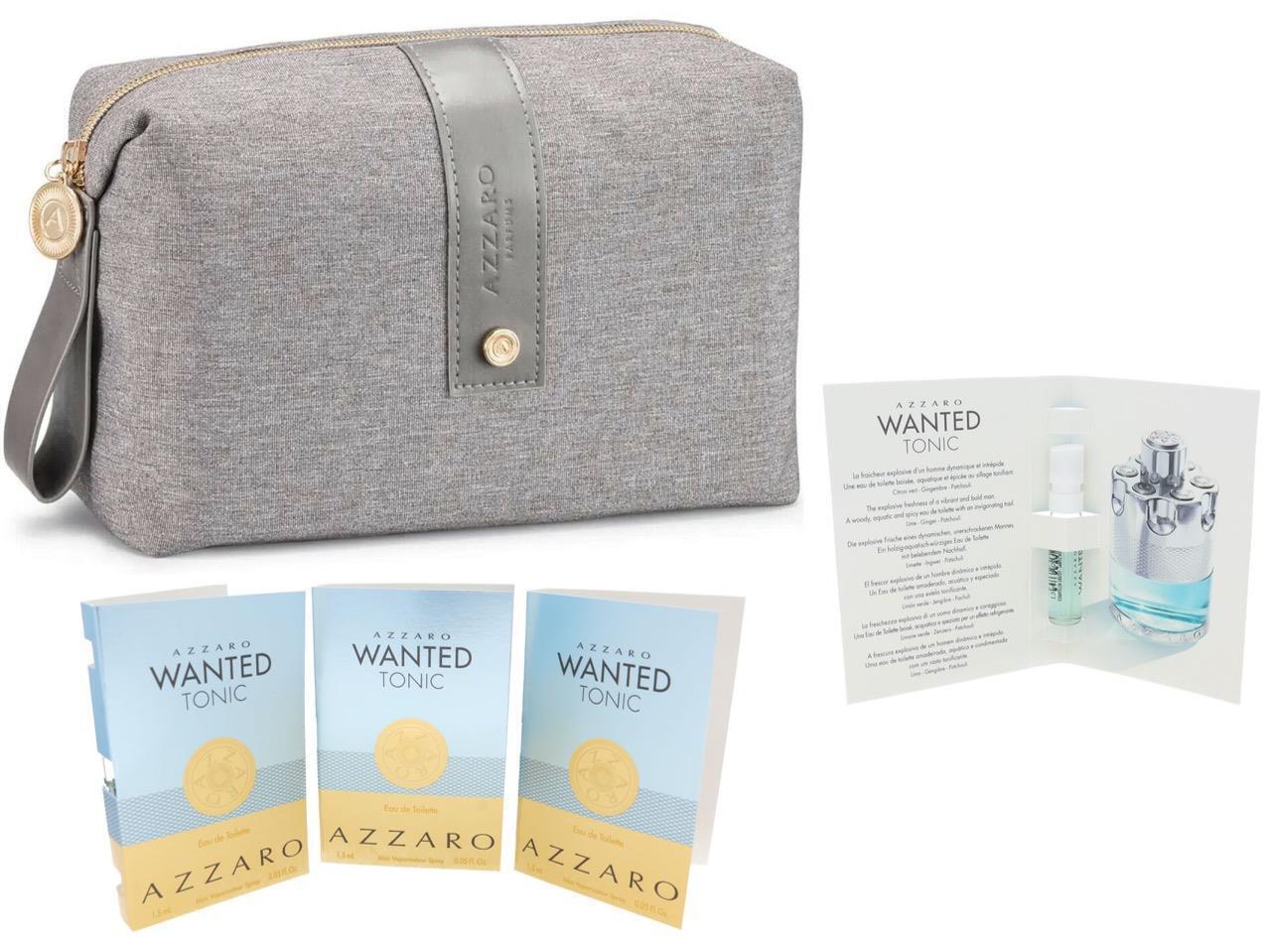 AZZARO WANTED TONIC TOILETRY BAG