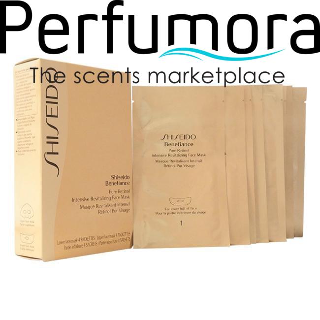 Benefiance Pure Retinol Intensive Revitalizing Face Mask by Shiseido for Unisex - 4 Pairs Mask