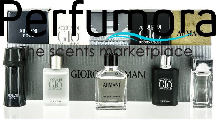 Armani 5Pcs Miniatures for Men by Giorgio Armani