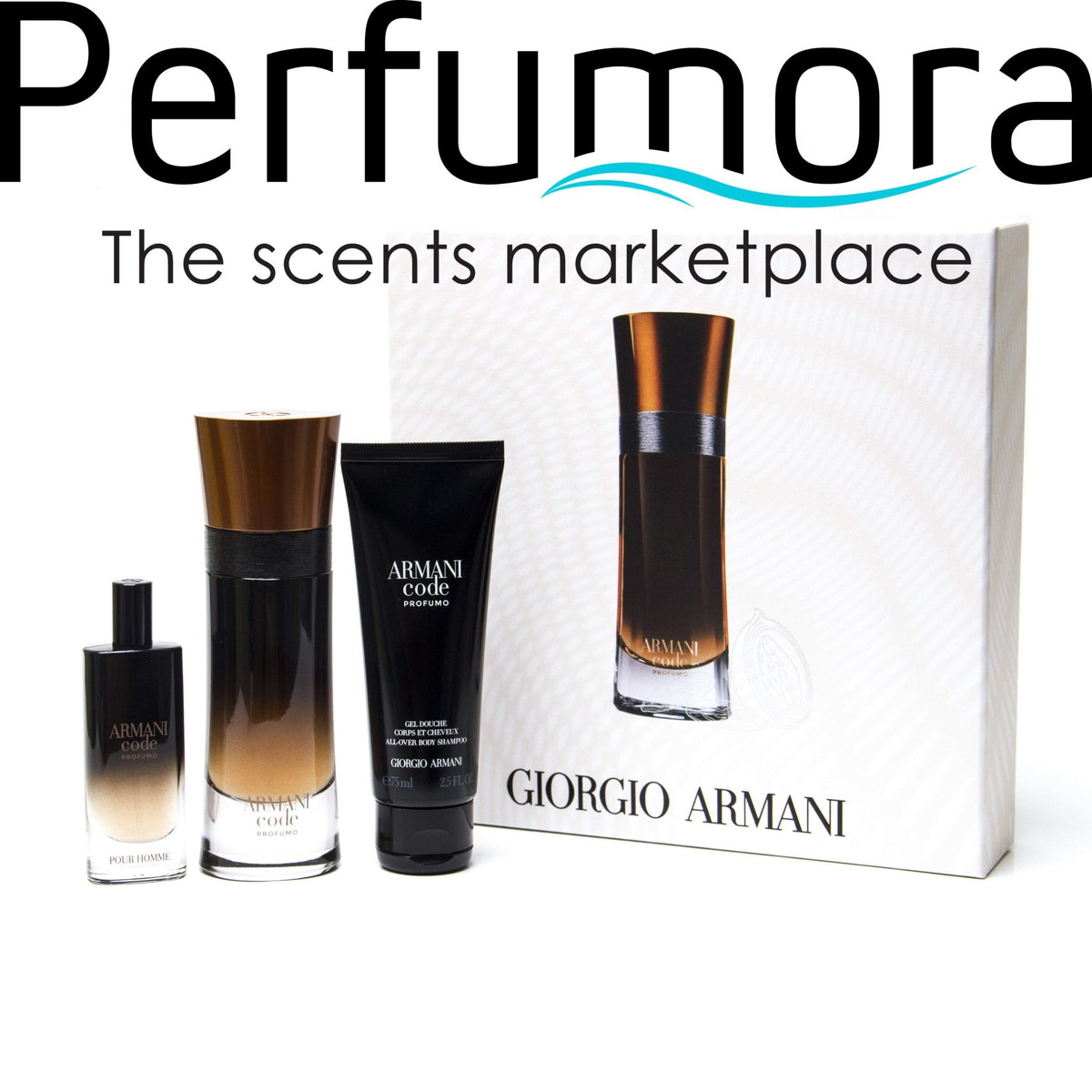 Armani Code Profumo Gift Set for Men by Giorgio Armani 2.0 oz.