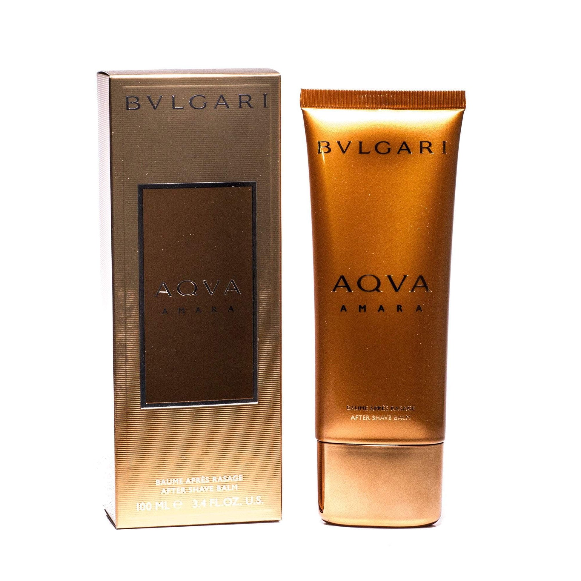 Aqva Amara After Shave Balm for Men by Bvlgari 3.4 oz.