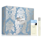 DOLCE & GABBANA LIGHT BLUE 2 PCS SET FOR WOMEN: 0.84 EDT + 0.33 EDT