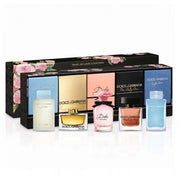 DOLCE & GABBANA 5 PCS MINI SET FOR WOMEN: LIGHT BLUE 4.5 ML EDT + THE ONE 5 ML EDP + DOLCE GARDEN 5 ML EDP + THE ONLY ONE 7.5 ML EDP + LIGHT BLUE EAU INTENSE 4.5 ML