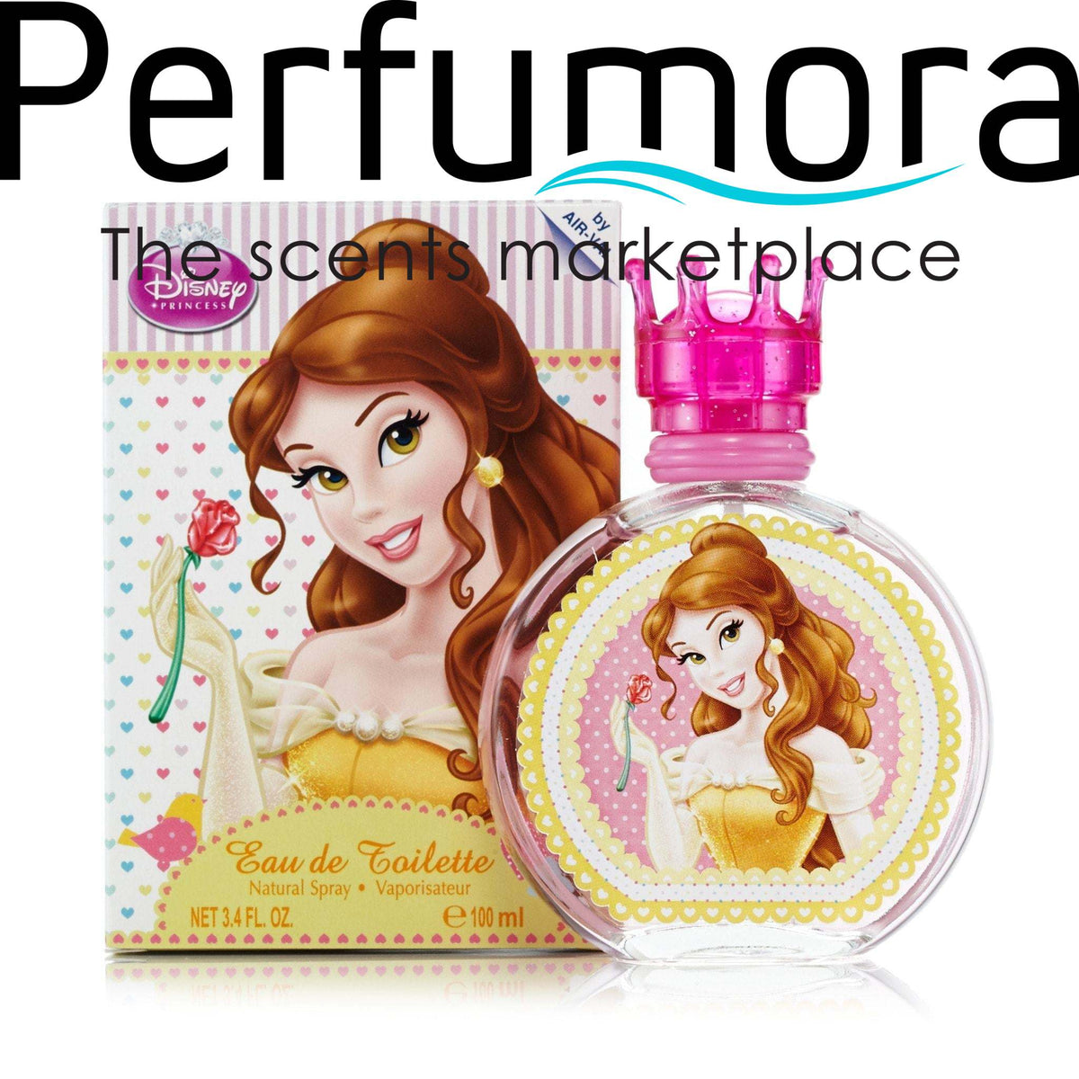 Beauty and the Beast Eau de Toilette Spray for Girls by Disney 3.4 oz.