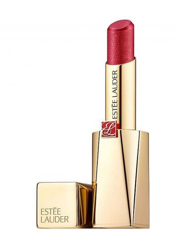 ESTEE LAUDER PURE COLOR DESIRE 0.1 CHROME LIPSTICK 312 LOVE STARVED