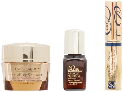 ESTEE LAUDER BEAUTIFUL EYES YOUTH REVITALIZING 3 PCS SET: 0.5 EYE BALM + 0.24 NIGHT REPAIR + 0.1 MASCARA