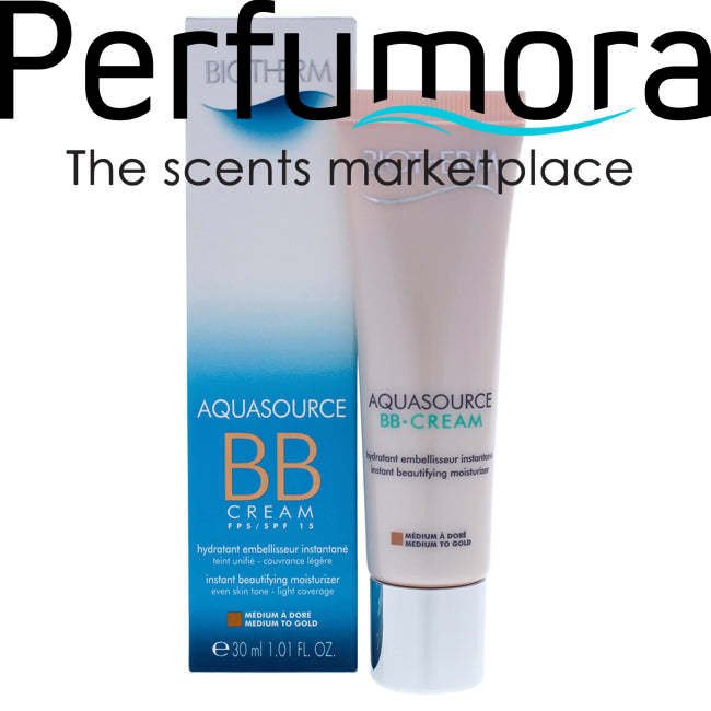 Aquasource BB Cream - Medium to Gold by Biotherm for Unisex - 1 oz Makeup
