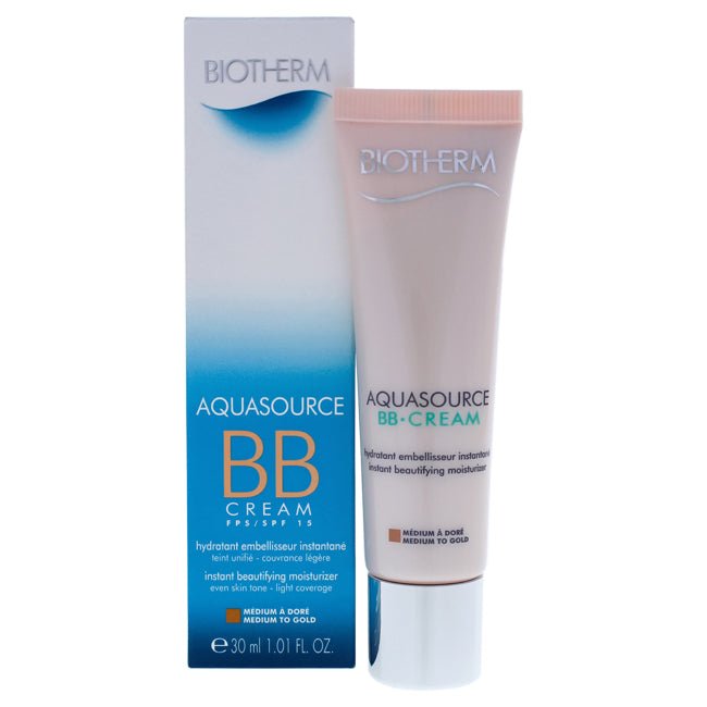 Aquasource BB Cream - Medium to Gold by Biotherm for Unisex - 1 oz Makeup
