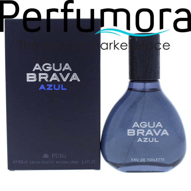 Agua Brava Azul by Antonio Puig for Men -  Eau de Toilette Spray