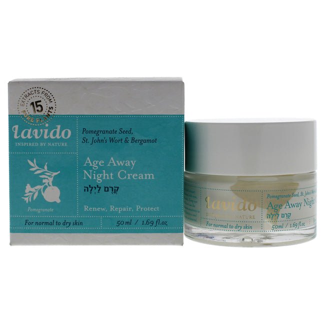 Age Away Night Cream by Lavido for Unisex - 1.69 oz Cream