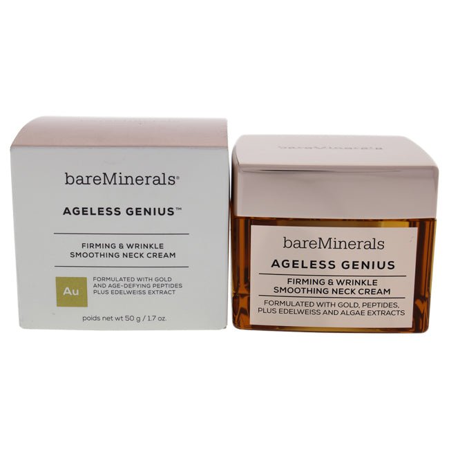 Ageless Genius Firming and Wrinkle Smoothing Neck Cream by bareMinerals for Unisex - 1.7 oz Cream