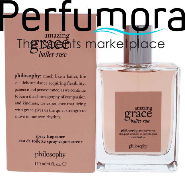 Amazing Grace Ballet Rose by Philosophy for Women -  Eau de Toilette Spray