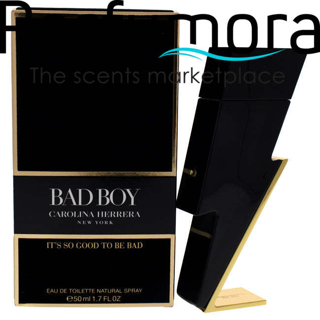 Bad Boy by Carolina Herrera for Men -  Eau De Toilette Spray