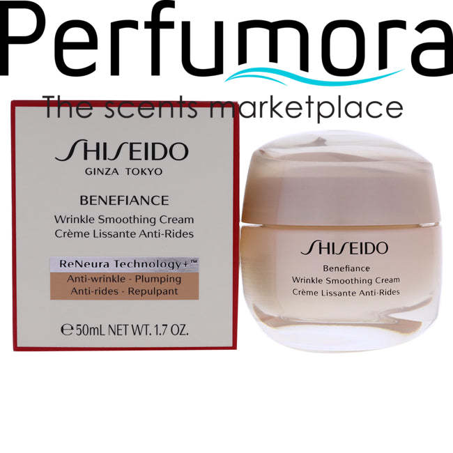 Benefiance Wrinkle Smoothing Cream by Shiseido for Unisex - 1.7 oz Cream