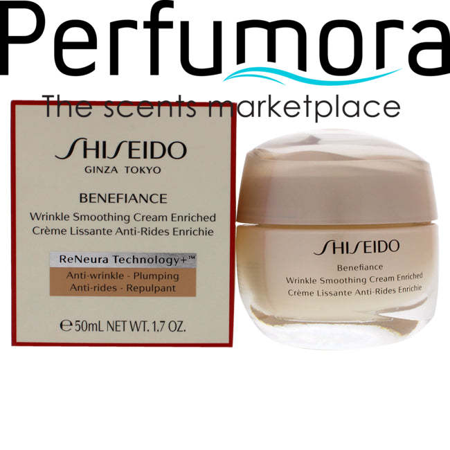 Benefiance Wrinkle Smoothing Cream Enriched by Shiseido for Unisex - 1.7 oz Cream